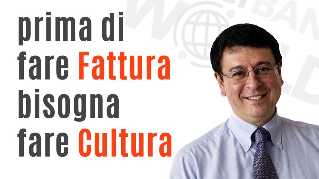 Prima di fare fattura bisogna fare cultura